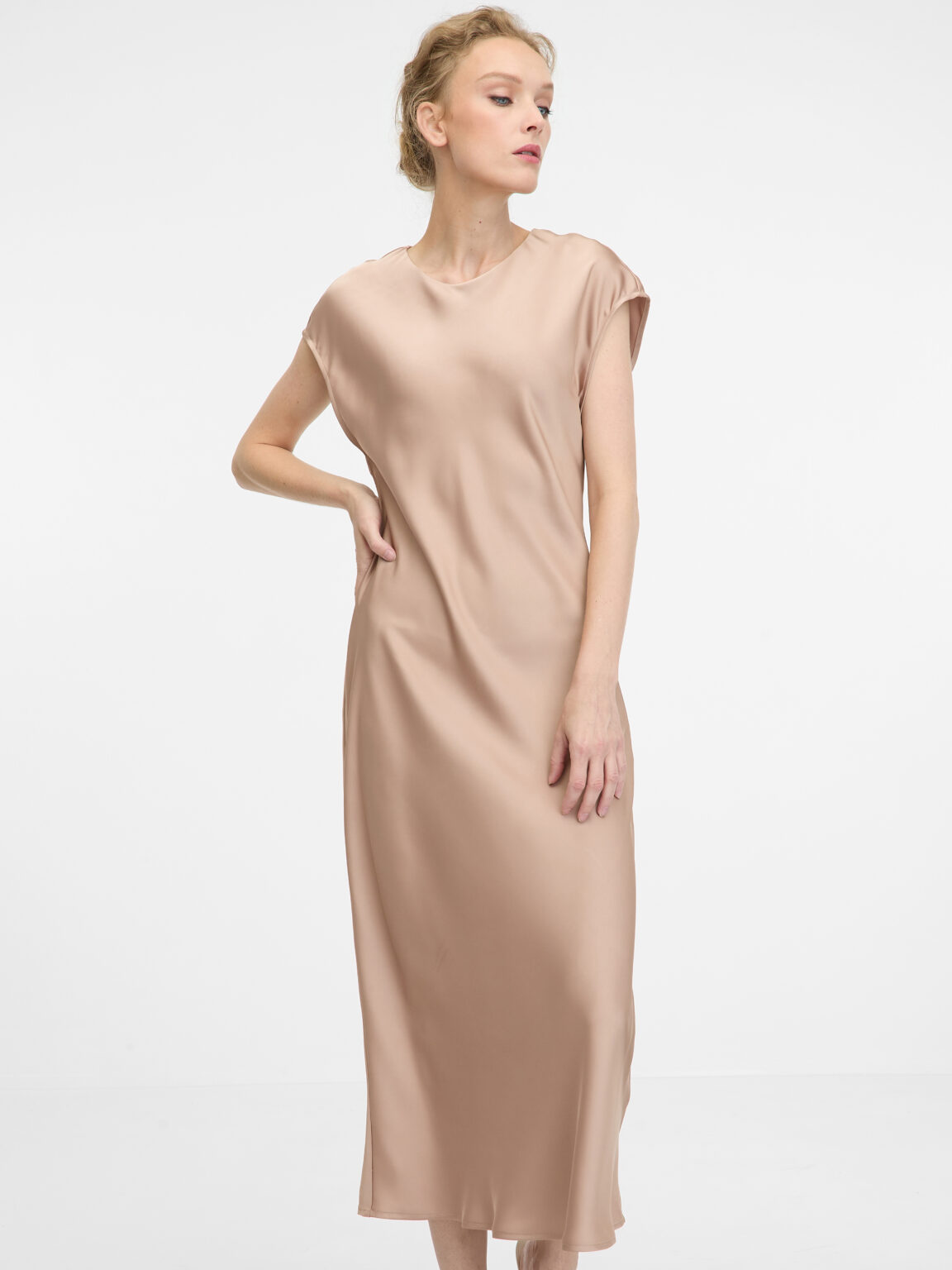 Beige women's midi dress ORSAY - Women's