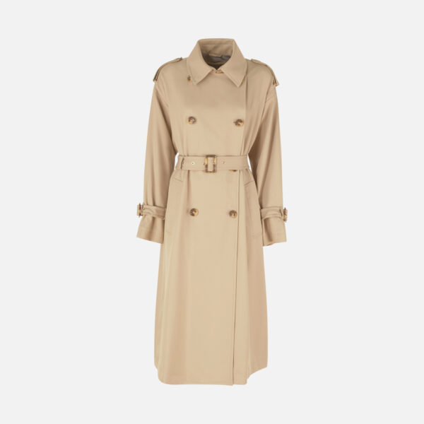 Beige women's oversize trench coat Geox Diamond - Women's