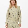 Beige women's patterned sweatshirt ONLY Peanuts - Women