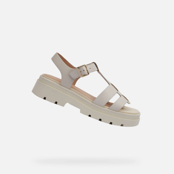 Beige women's sandals Geox Adacter S - Women's