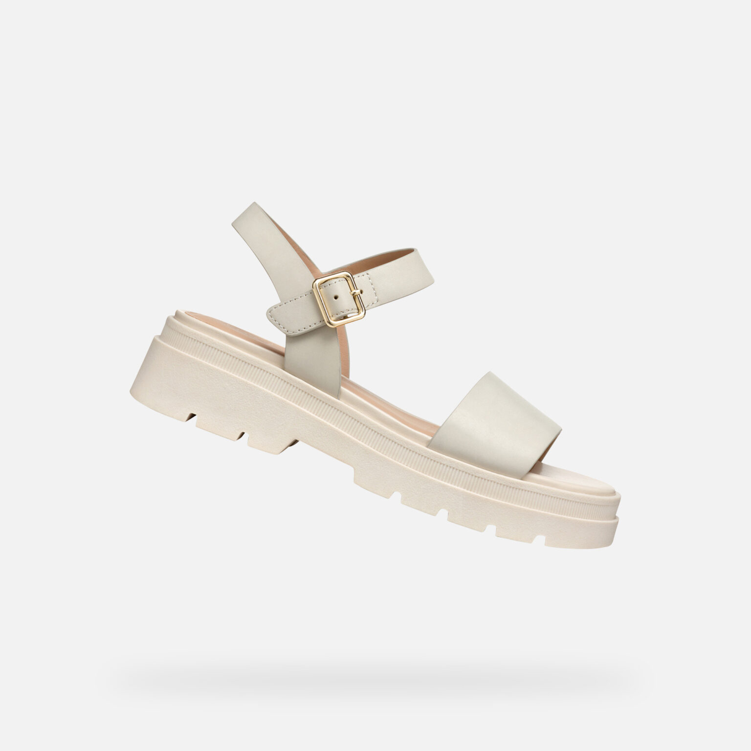 Beige women's sandals Geox Adacter S - Women's