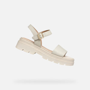 Beige women's sandals Geox Adacter S - Women's