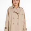 Beige women's short trench coat Tommy Hilfiger - Women