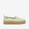 Beige women's slip-on platform shoes NAPAPIJRI - Women's