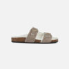 Beige women's slippers Geox Brionia - Women's