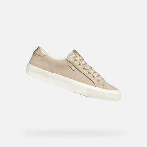 Beige women's sneakers Geox Emmeleny - Women's
