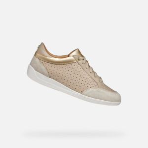 Beige women's sneakers Geox Myria - Women's
