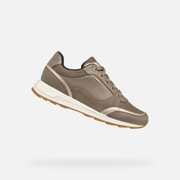 Beige women's sneakers Geox Neaneko B Abx - Women's