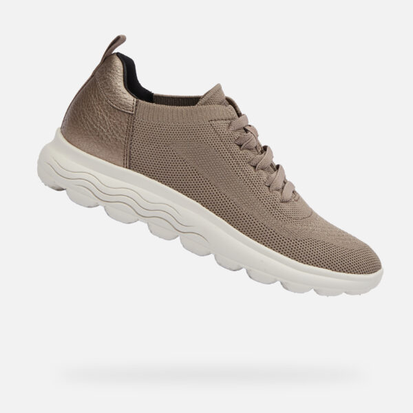 Beige women's sneakers Geox Spherica - Women's
