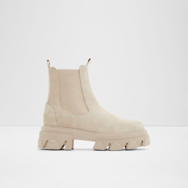 Beige women's suede chelsea boots ALDO Big Trek
