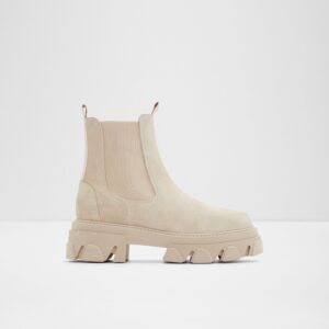 Beige women's suede chelsea boots ALDO Big Trek