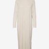 Beige women's sweater dress VERO MODA Katie - Women's
