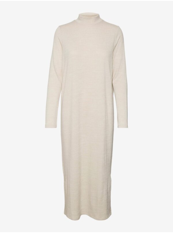 Beige women's sweater dress VERO MODA Katie - Women's