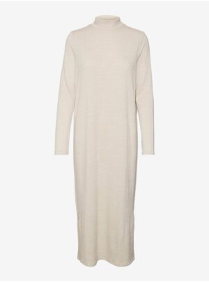 Beige women's sweater dress VERO MODA Katie - Women's