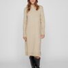 Beige women's sweater dress VILA Viril - Women's