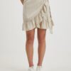 Beige wrap skirt with frills ONLY Olivia - Women