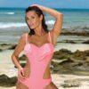 Belinda Origami swimsuit M-548 (13) pastel pink