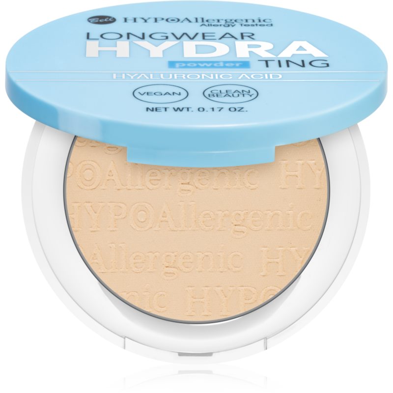 Bell Hypoallergenic Hydrating kompakt púder hialuronsavval árnyalat 01 Nude 5 g-Ár