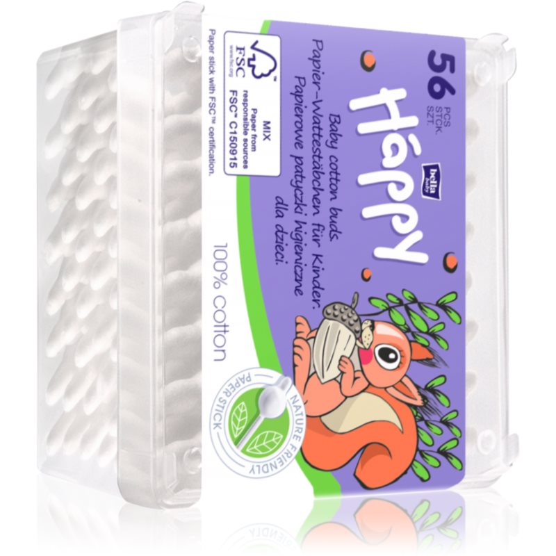 Bella Baby Happy 100% cotton fültisztítók gyermekeknek 56 db-Ár
