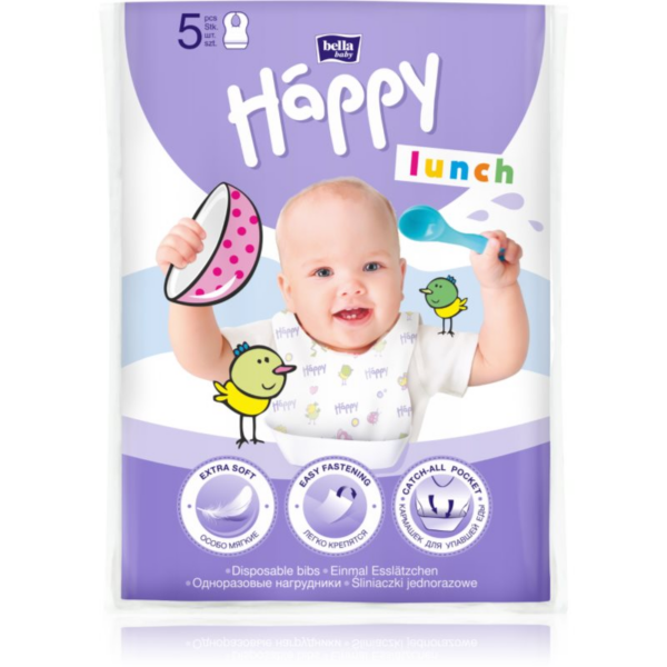 Bella Baby Happy Lunch előke egyszerhasználatos 5 db-Ár
