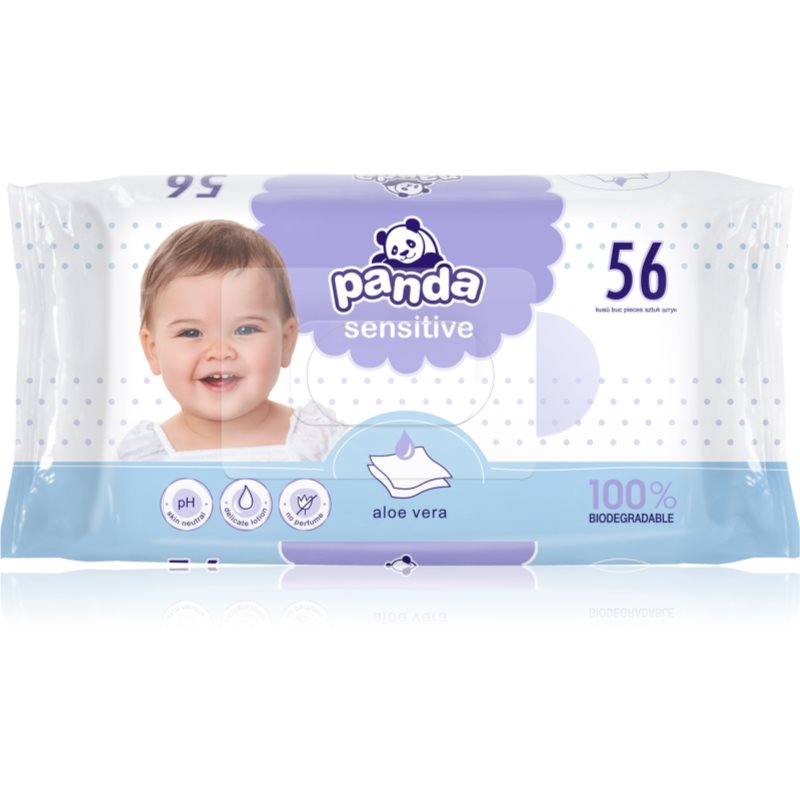 Bella Baby Happy Panda Sensitive nedves törlőkendők gyermekeknek 56 db-Ár