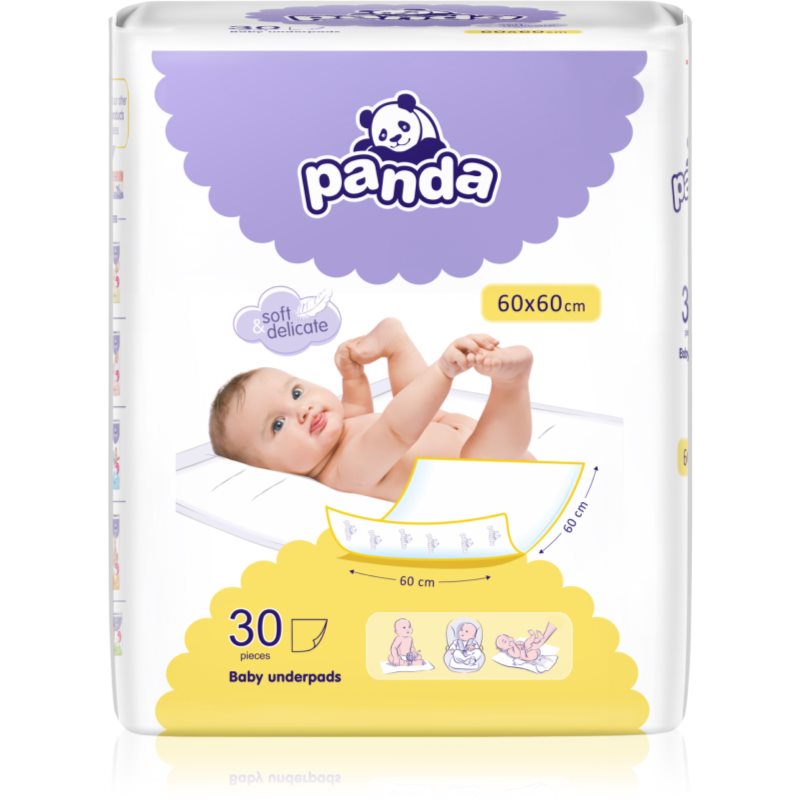 Bella Baby Happy Panda eldobható pelenkázó-alátétek 60x60 cm 30 db-Ár