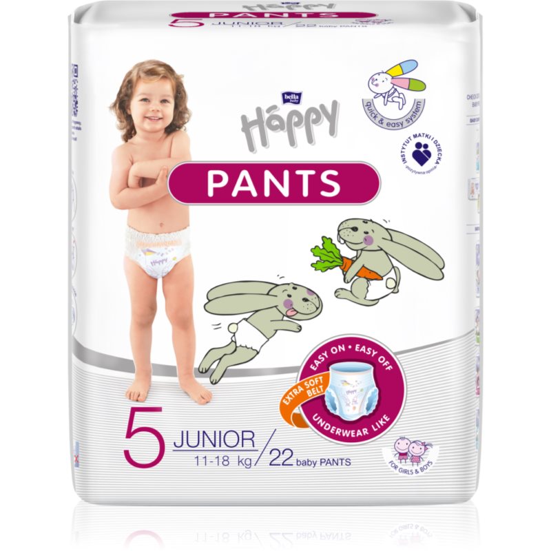 Bella Baby Happy Pants Size 5 Junior eldobható nadrágpelenkák 11-18 kg 22 db-Ár