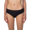 Bellinda FANCY COTTON HIPSTER - Women's Hipster Panties with Lace Hem - Black