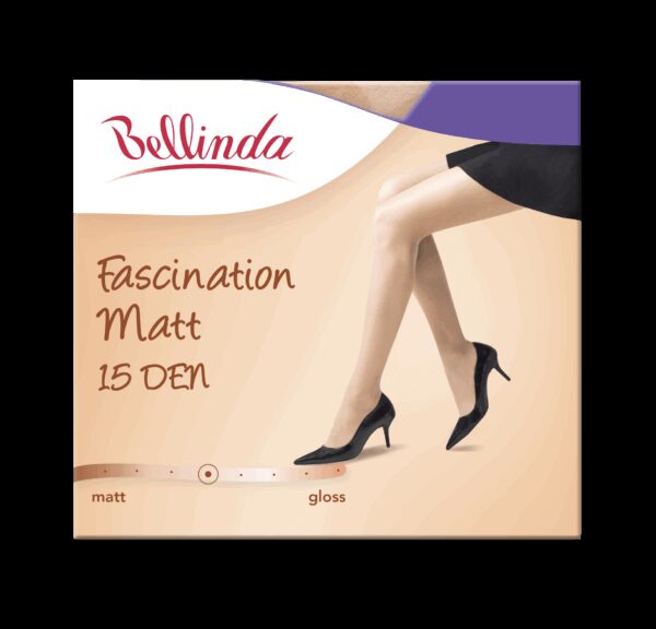 Bellinda FASCINATION MATT 15 DEN - Women's tights in matte finish - amber