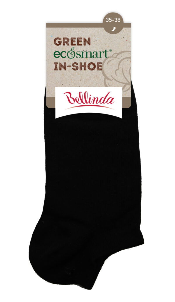 Bellinda GREEN ECOSMART IN-SHOE SOCKS - Organic cotton short socks - white