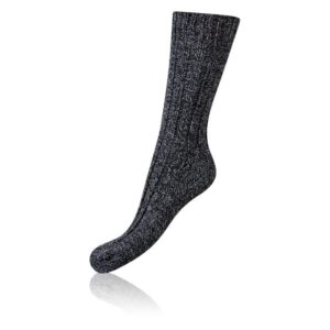 Bellinda NORWEGIAN STYLE SOCKS - Men's Norwegian Style Winter Socks - Black