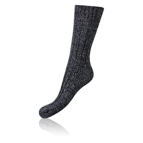 Bellinda NORWEGIAN STYLE SOCKS - Men's Norwegian Style Winter Socks - Black