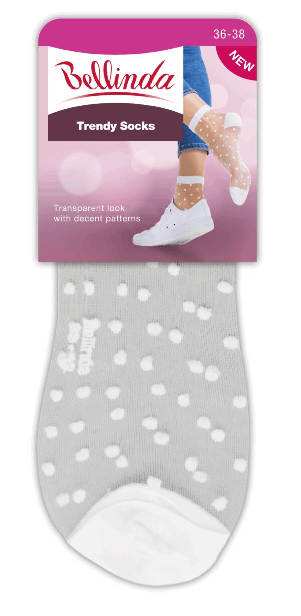 Bellinda TRENDY SOCKS - Modern patterned nylon socks - black
