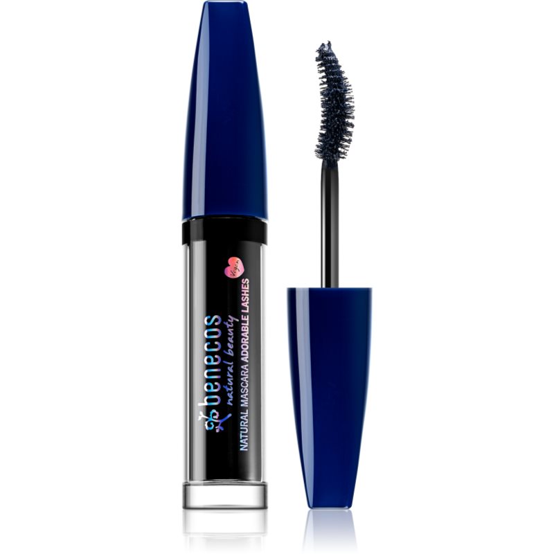 Benecos Natural Beauty dúsító és göndörítő szempillaspirál E-vitaminnal árnyalat Deep Ocean 5.5 ml-Eredeti