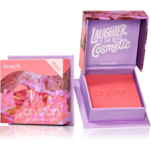 Benefit Crystah WANDERful World Mini púderes arcpír árnyalat Strawberry pink 2