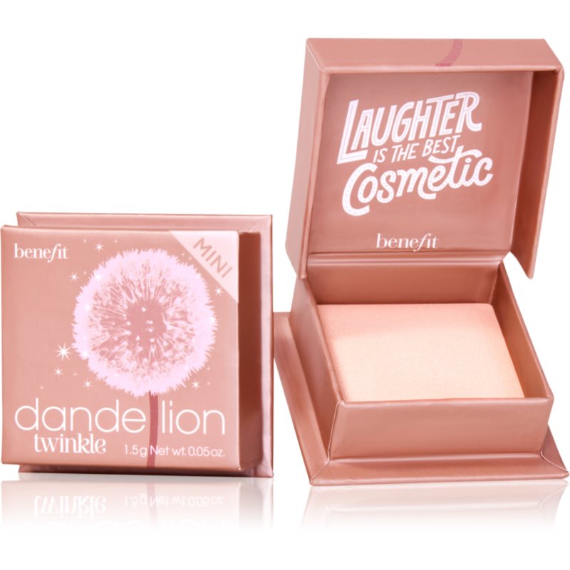 Benefit Dandelion Twinkle Mini highlighter árnyalat Soft nude-pink 1