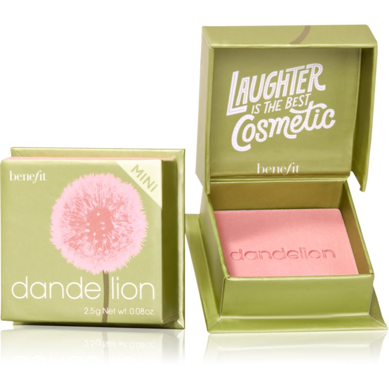 Benefit Dandelion WANDERful World Mini púderes arcpír árnyalat Baby-pink brightening 2