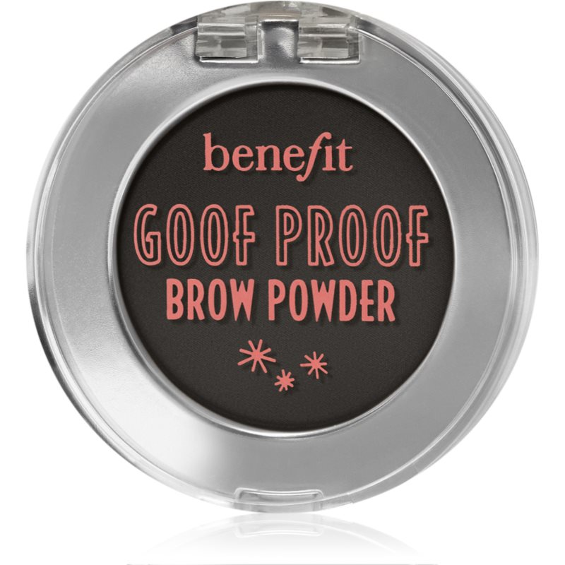Benefit Goof Proof Brow Powder púder szemöldökre árnyalat 6 Cool Soft Black 1