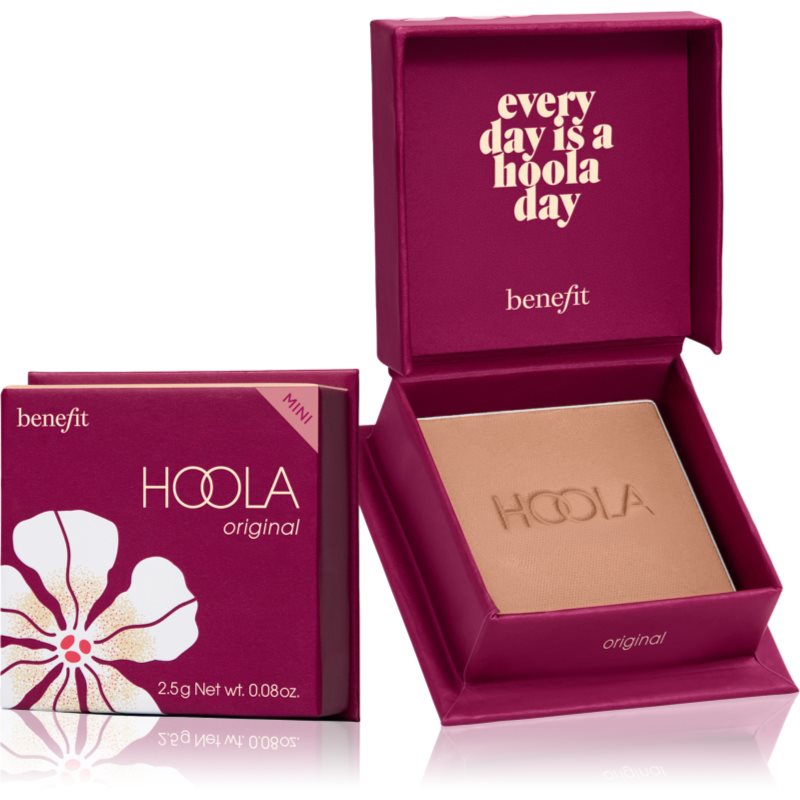 Benefit Hoola Mini bronzosító púder matt hatással árnyalat Hoola 2