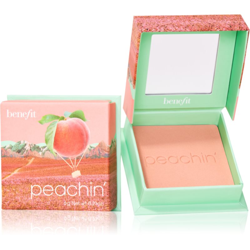 Benefit Peachin' WANDERful World púderes arcpír árnyalat Golden peach 6 g-Ár