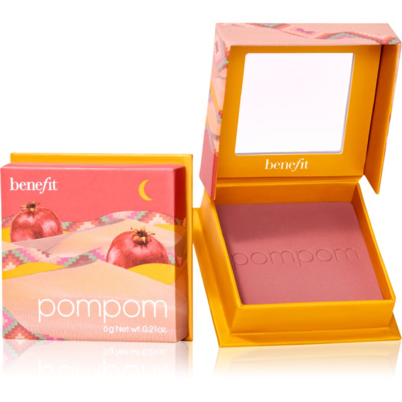 Benefit PomPom WANDERful World púderes arcpír árnyalat Pomegranate rose 6 g-Ár