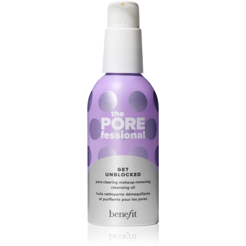 Benefit The POREfessional Get Unblocked tisztító és sminklemosó olaj a bőr kisimításáért és a pórusok minimalizásáért 147 ml-Ár