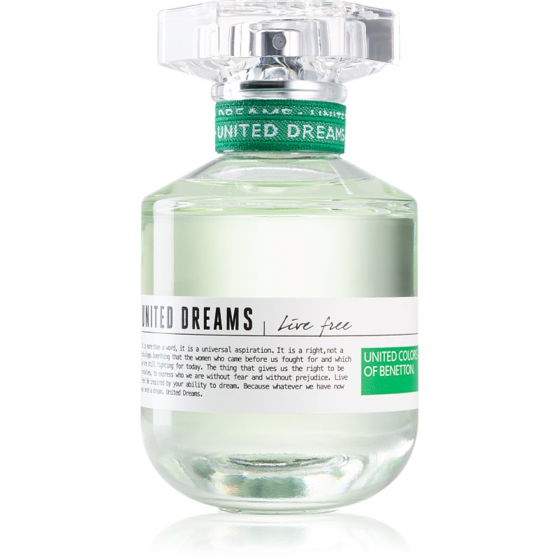Benetton United Dreams for her Live Free Eau de Toilette hölgyeknek 80 ml-Eredeti