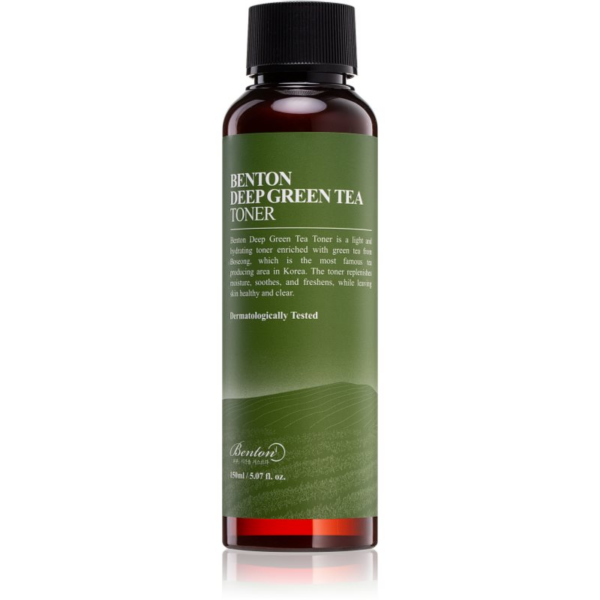 Benton Deep Green Tea hidratáló arctonik zöld teával 150 ml-Eredeti