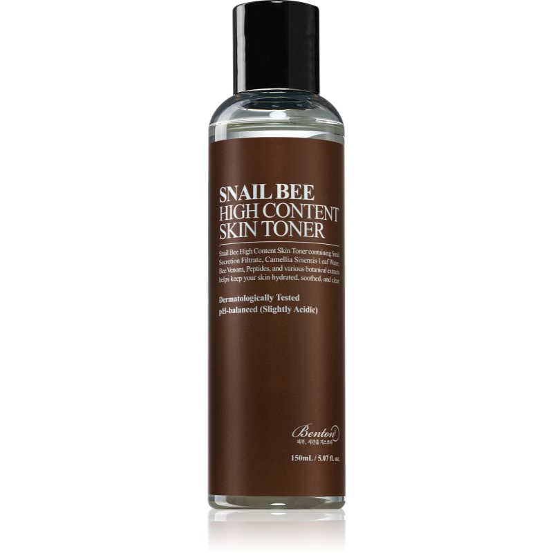 Benton Snail Bee hidratáló tonik a bőr pH-értékének kiegyensúlyozására 150 ml-Ár