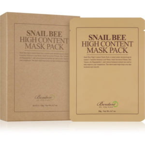 Benton Snail Bee komplex ápoló arcmaszk csiga kivonattal 10 × 20 g-Eredeti