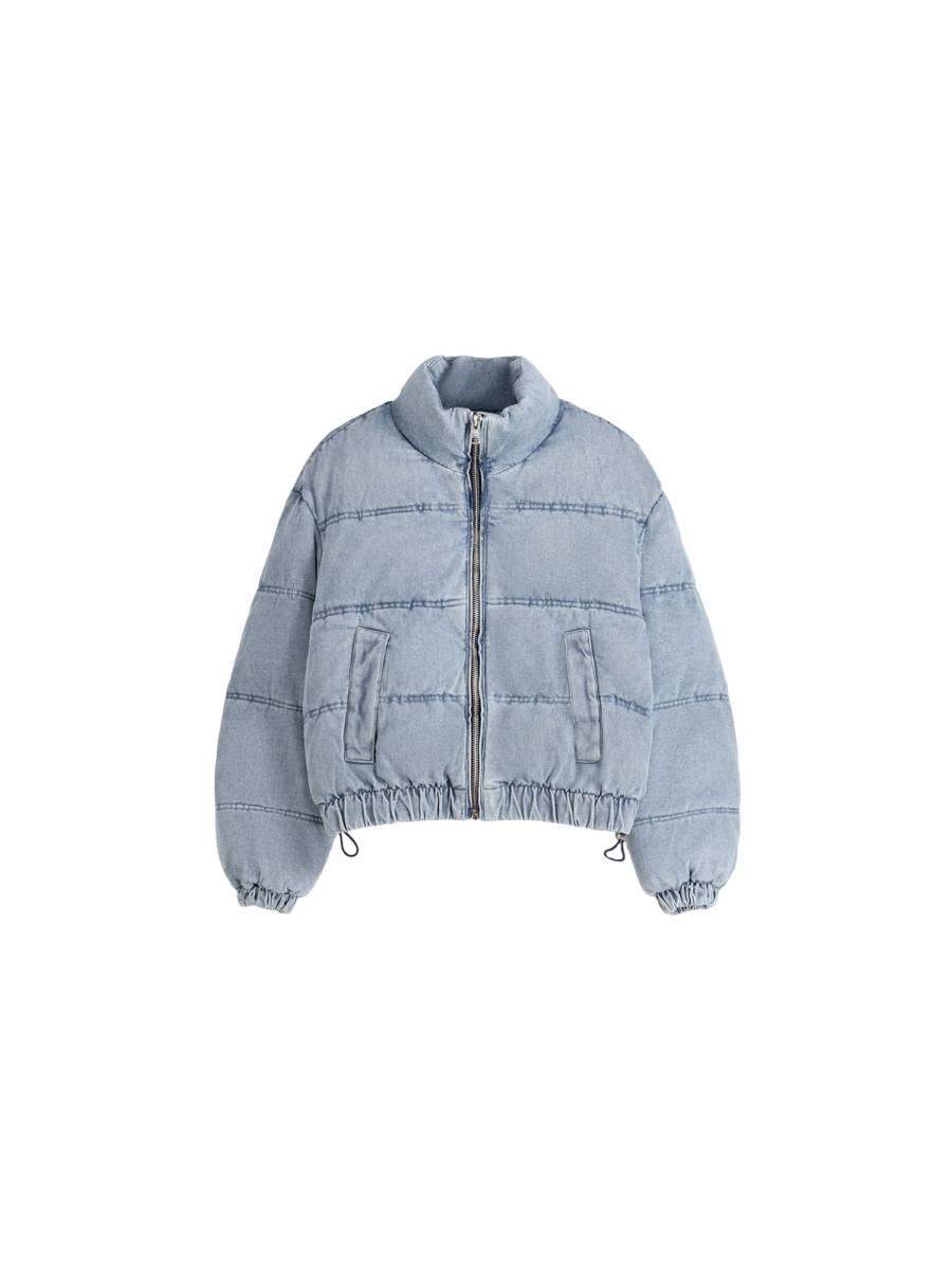 Bershka Átmeneti dzseki  kék farmer-Ár