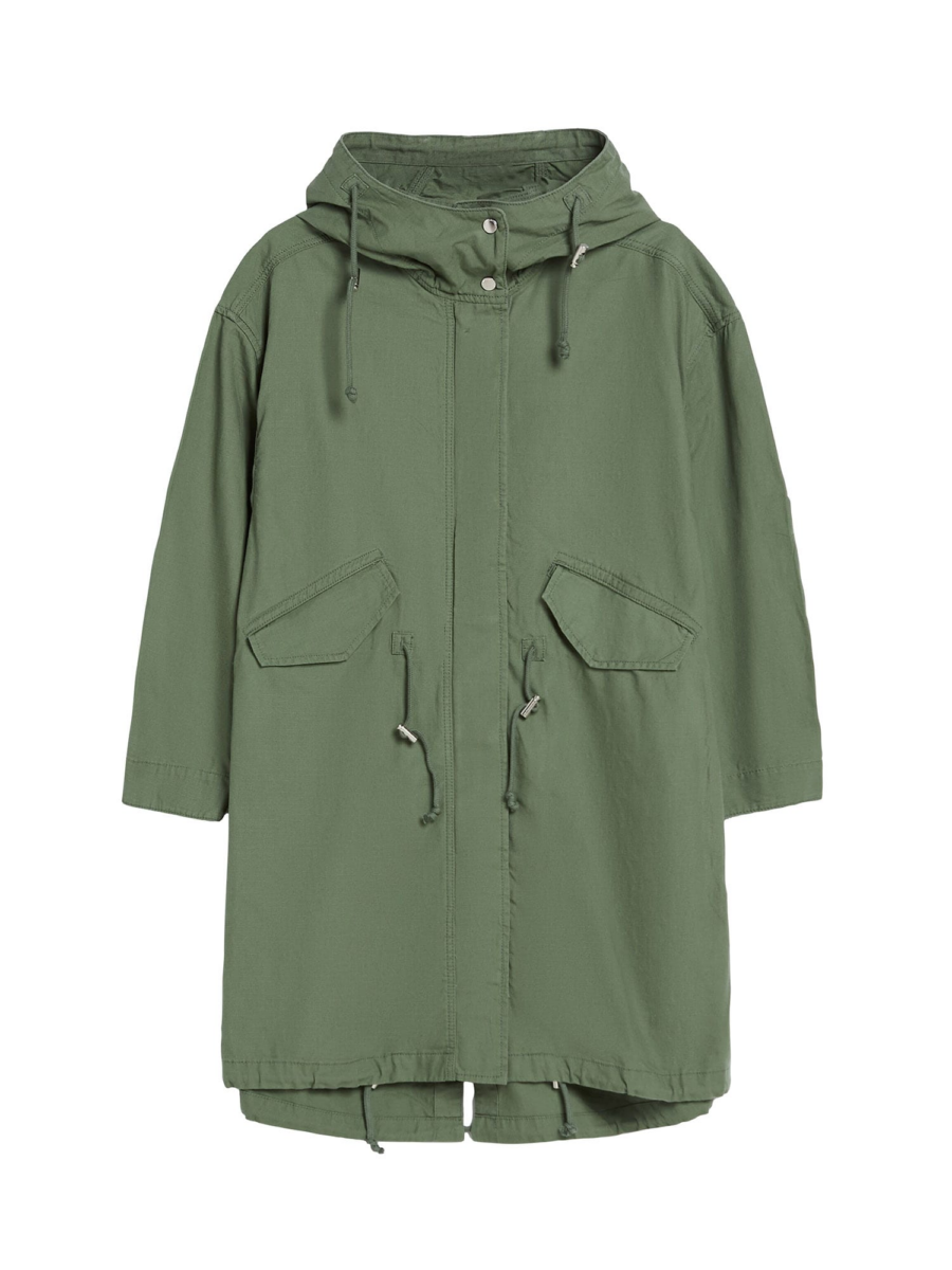 Bershka Átmeneti parka  khaki-Hungary