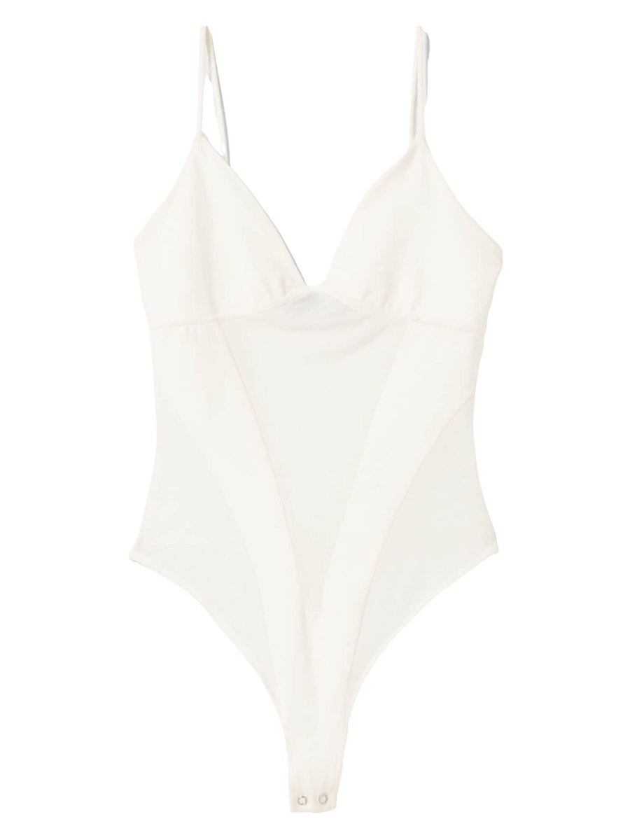 Bershka Rövid body  fehér-Hungary