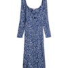 Bershka Ruha  encián / fehér-Ár